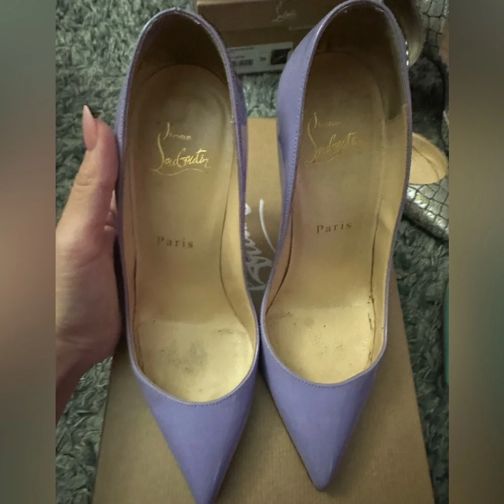 Pigalle Follies 100 Patent (color hortensia) - Picture 3 of 12